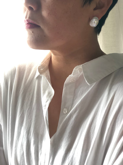 Baroque Pearl Studs