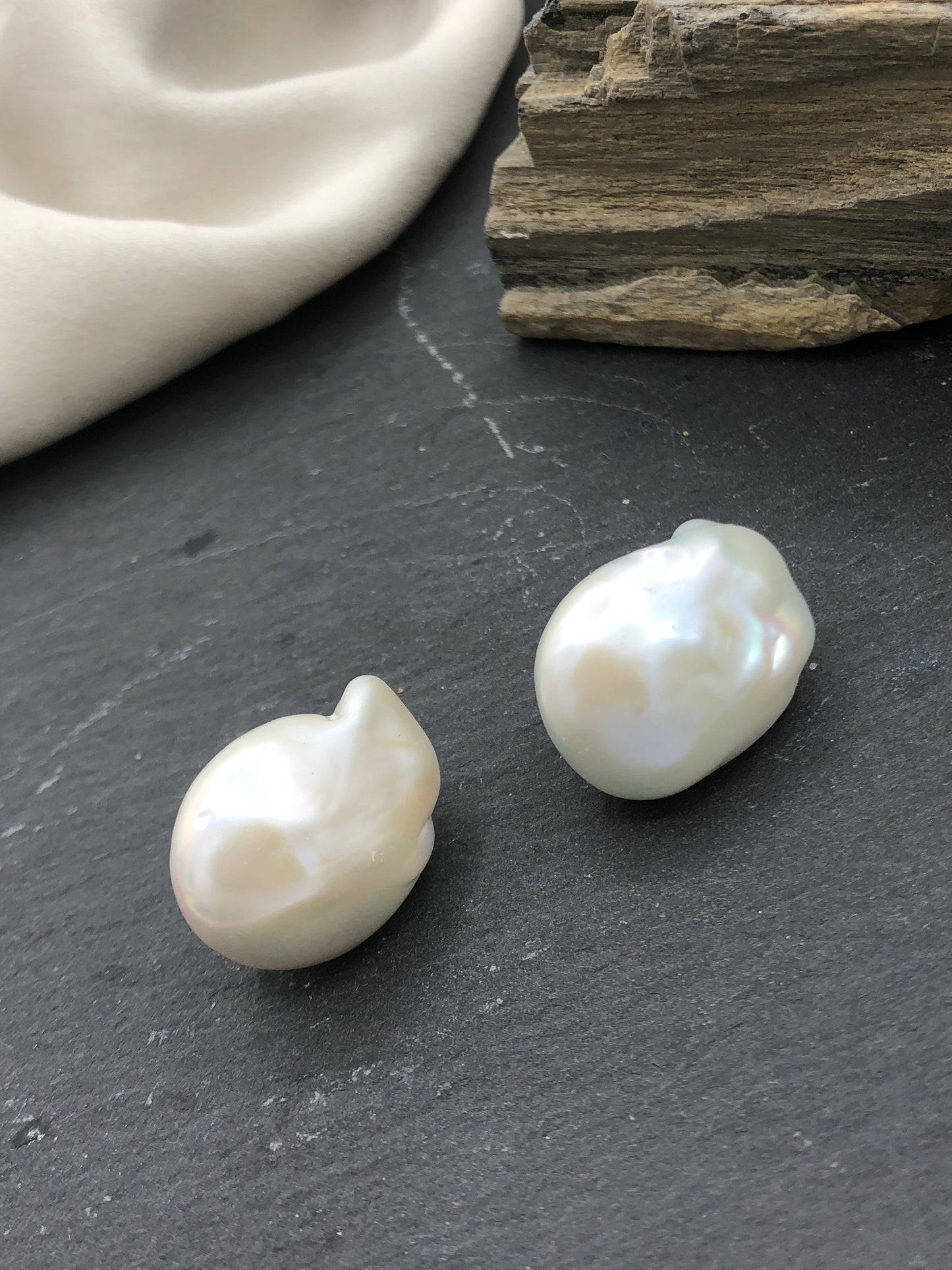 Baroque Pearl Studs